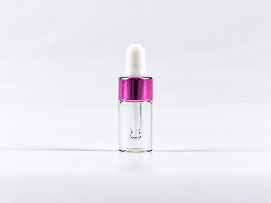 Pipettenflasche 3 ml - metallic